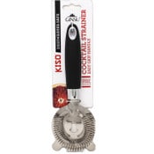 Wholesale - GINSU COCKTAIL STRAINER WITH BLACK EMBOSSED HANDLE C/P 48, UPC: 810002207761